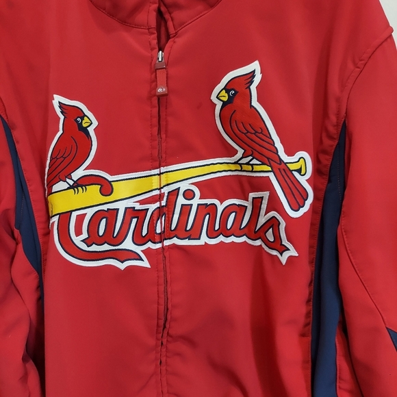 Majestic St. Louis Cardinals MLB Therma Base Jacket - Picture 8 of 11
